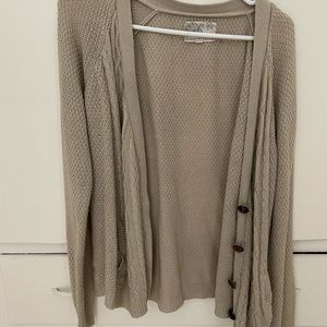 Brown cardigan